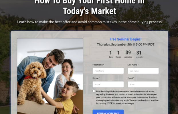 Home Buyer Webinar Funnel